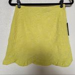4SI3NNA Yellow Tanya Scallop Hem Skirt Size Small Photo 0