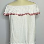 J.Crew Rose Off The Shoulder Embroidered Top XXL Photo 1