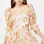 For Love & Lemons Rose Madame Brocade Romper Photo 4