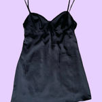 Wild Fable NWT  Black Satin Corset Style Black Mini Dress 🔥 Photo 0