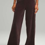 Lululemon  Scuba Mid-Rise Wide-Leg Pant Velvet Cord Espresso Size 4 Photo 1