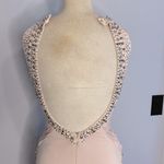 Jovani ORIGINAL HANDMADE PINK&SILVER STUDDED RHINESTONES COUTURE LINE Photo 8