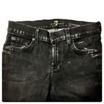 7 For All Mankind  acid wash Roxanne ankle zip skinny jeans 25W Photo 2