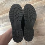 Old Navy Black Faux Patent Leather Chunky Heel Loafers Size 8 Photo 3