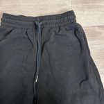 H&M black colored wide flare cotton sweatpants in XS Photo 0