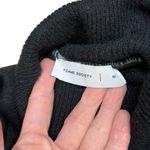 Femme Society Turtleneck Black Sweater Size Medium Minimalist Neutral Roll Neck Photo 12