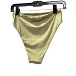 Aerie Women's Sage 90s High Cut Cheeky Bikini Bottom Sz M Photo 5