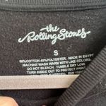 The Rolling Stones  black fleece shirt animal print tongue Size Small Photo 3