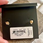 Coach NWT Signature Enamel Huggie Earrings; Black/Gold MSRP $88 Photo 12