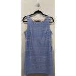 Eliza J  Blue Nude Laser Cut Mini Dress Photo 2