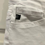 Kancan White Mid Rise Skinny Distressed‎ Destroyed Ripped Jeans size 5 / 26 Photo 3