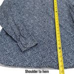 Ted Baker  Blue Leopard Print Long Sleeve Chic Careerwear Buttondown Size 4 Photo 10