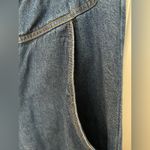American Sweetheart vintage elastic waist dark wash pull on jeans w/pockets Sz L Blue Photo 2