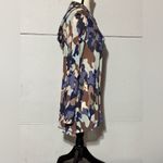 LOGO By Lori Goldstein LOGO Lounge XS Camouflage sheer mesh Long Sleeve hooded Women's Top Semi fitted Photo 3