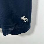 Abercrombie & Fitch Women’s Y2K Preppy Tank Logo Navy Blue Dress Size L Photo 2