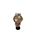 Stylish Shshd Quartz Watch With Leather Band Unisex Rose Gold & White Photo 3