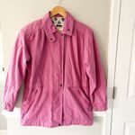 London Fog Vintage Pink Coat Jacket Full Zip Pockets Size Medium Photo 1