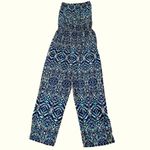 Mlle Gabrielle Multicolor One Piece Strapless Tube Top Jumpsuit Size L NEW Photo 1