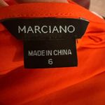 Marciano  Orange Halter Romper Jumpsuit Open Back Size 6 Excellent Condition Photo 5