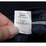 J.Crew Women's B9335 Navy Blue Cotton Dress Pull On Zip Up Pencil Skirt Size 0 Photo 4