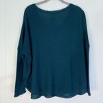 Urban Outfitters Out From Under Teal Waffle Knit Long Sleeve Tee S Photo 2
