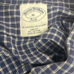 Brooks Brothers Mens Shirt XL Slim Fit Checked Button Up Preppy Office Travel Photo 1