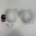 Maidenform 36D Bra Stay Put Strapless Convertible Push Up Underwire White NEW Photo 4