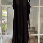 Wet Seal  black long tank top with drop chain neckline Photo 1