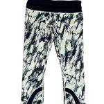 Lululemon Black and Tan Marble Tie Dye Run Inspire Crop Legging Luxtreme Photo 4