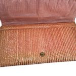 Vintage Raffia Straw Clutch Made in Italy Tan Photo 1
