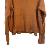 Anthropologie  Viscose Wool Mustard Rust Knit Chunkie Oversized SZ S #1726 Photo 3
