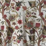 Sundance Autumn Print Floral Blouse Button Cuff Long Sleeve V-Neck Babydoll EUC Photo 5