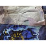 Size S//Fuzzi Strapless Bandeau Halter Blue Floral Jumpsuit Photo 7