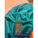 Calvin Klein NWT Spaghetti Strap Maxi Dress Blue/ Green Size 6 ruffled layer Photo 5