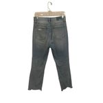 Daze Jeans Women 28 Blue High Rise distressed crop light wash cotton pant zip Photo 1