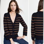Vince  Wool Cashmere Breton Stripe Cardigan‎ XXXL Photo 1