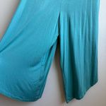 Z Supply Teal Blue Comfy Flared Spaghetti Strap Jumpsuit Size Small Lounge Photo 2