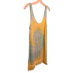 Chaser  Tie Dye Mini Dress with Fringe nwot Photo 3