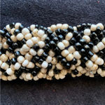 Beaded Belt‎ Black/White Photo 3