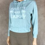 SALTY & HAPPY Beach Hoodie NWT LARGE Blue Photo 5