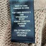 Ella Moss Elsa‎ Moss Beatrix Metallic Copper Penny V Neck Zipper Hem Tunic Sweater Medium Photo 11