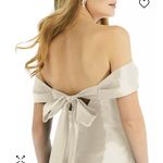 Alfred Sung Bow-Back Off-The-Shoulder Gown Photo 3