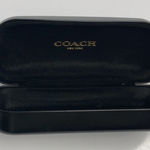 Coach ‎ hard shell glasses case black Photo 0