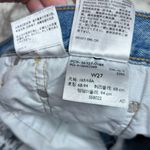 Levi's Levi’s button fly high rise vintage 90s Y2K distressed denim jean shorts size 27 Photo 5