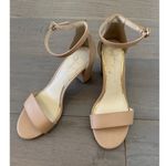 Jessica Simpson Women's Beige Gold Block Heel Sandals Size 7.5 Photo 1