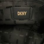 DKNY Penelope Small Flap Crossbody in Black/Gold, Retail $168 Photo 6