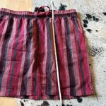 Garnet Hill Striped Easy Linen Pull-On Skirt Size Medium Photo 7