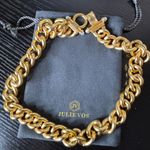 NWOT Julie Vos dolce Chain Necklace Gold Photo 2