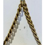 Tory Burch Neutral White Leather Gold Chain Link Handle Shoulder Strap Bag Purse Photo 7