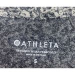 Athleta Shanti printed crop tank size small black cream Athleisure Sporty Yoga Photo 2